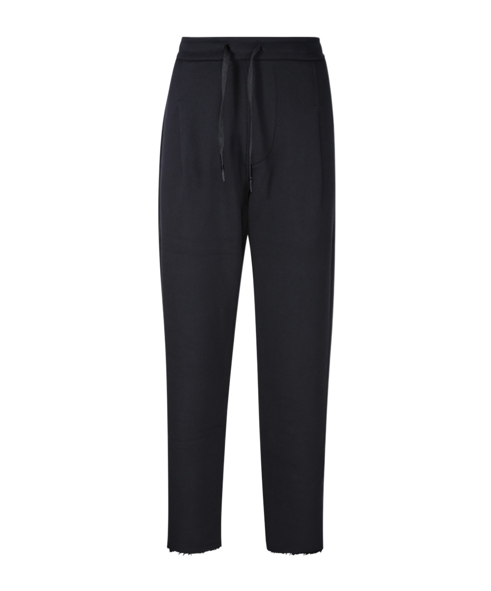 A Paper Kid Elastic Waist Sweatpants In Black