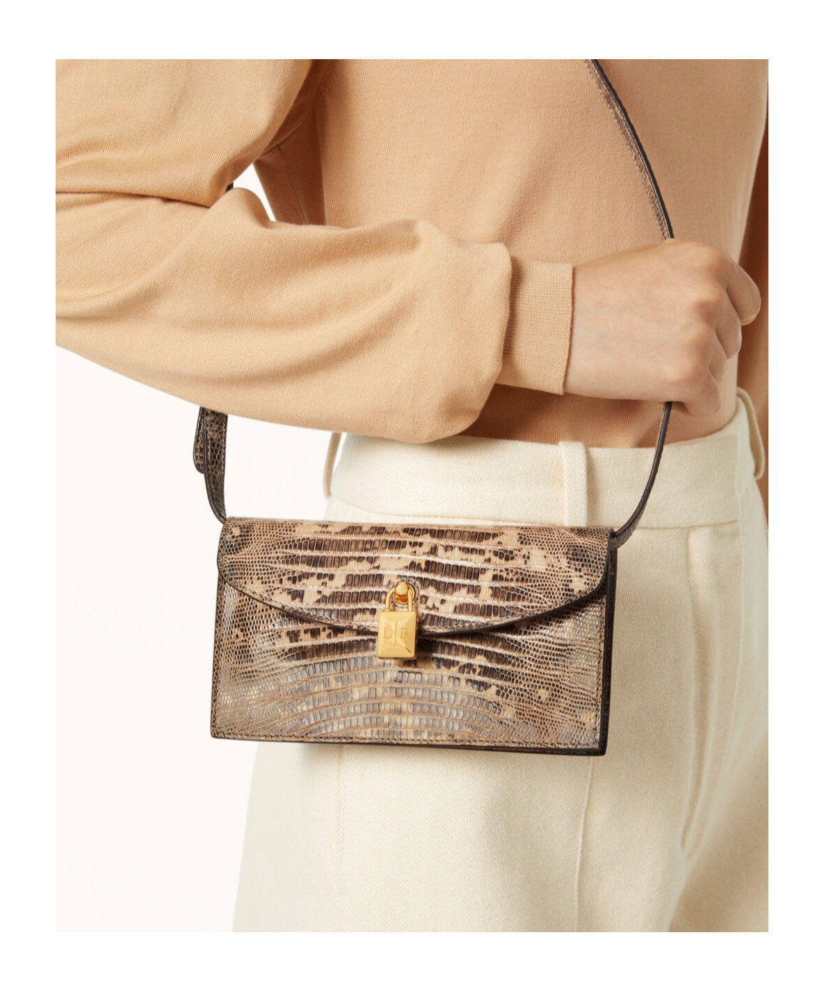 Loro Piana Extra Shoulder Bag In Light Windbreaker/sun Gold