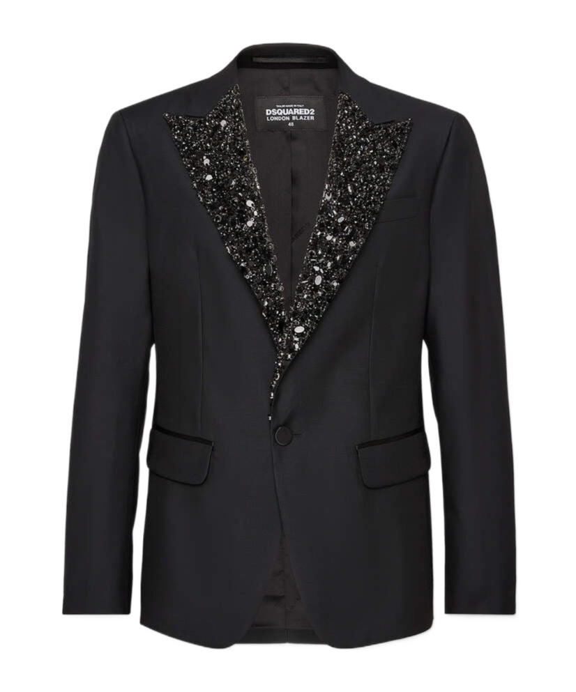 Dsquared2 Einreihiges Sakko In Black