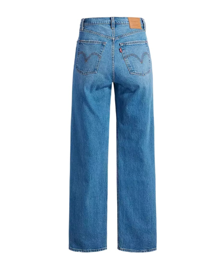 Levi's Ribcage Full Length Jeans In Blue