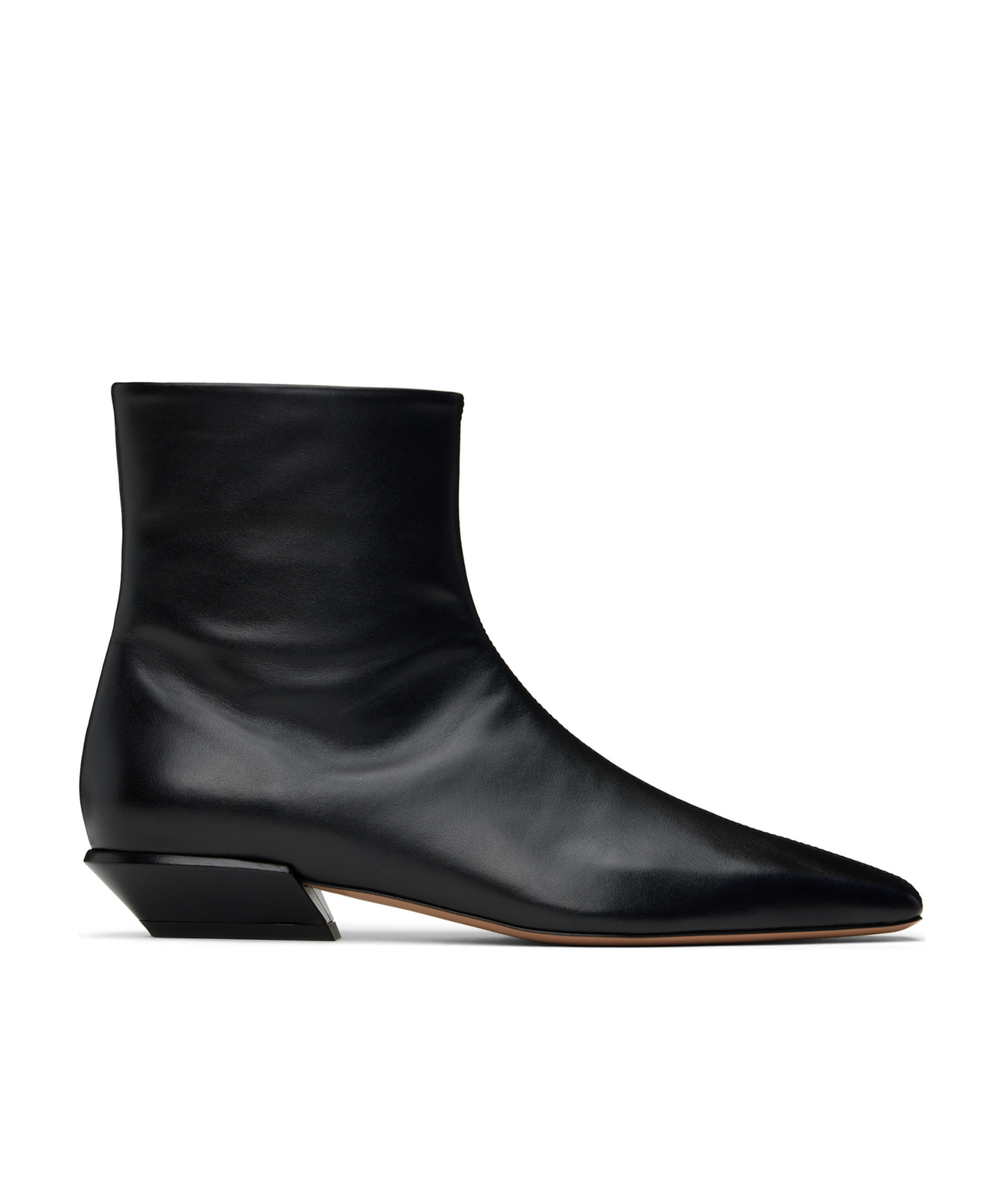Paris Texas Bettina Ankle Boot Heel 25 In Black