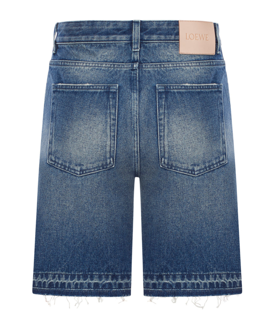 Loewe Denim Shorts With Belt Loops