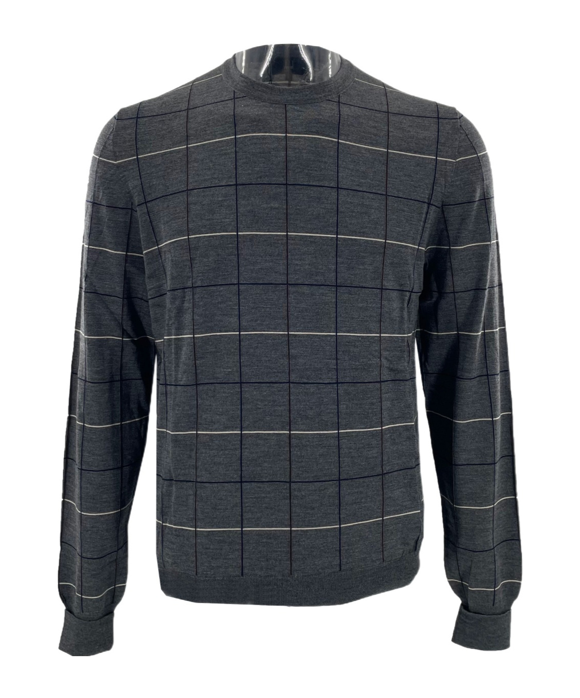 DUNHILL STRIPED LONG-SLEEVED SWEATER 