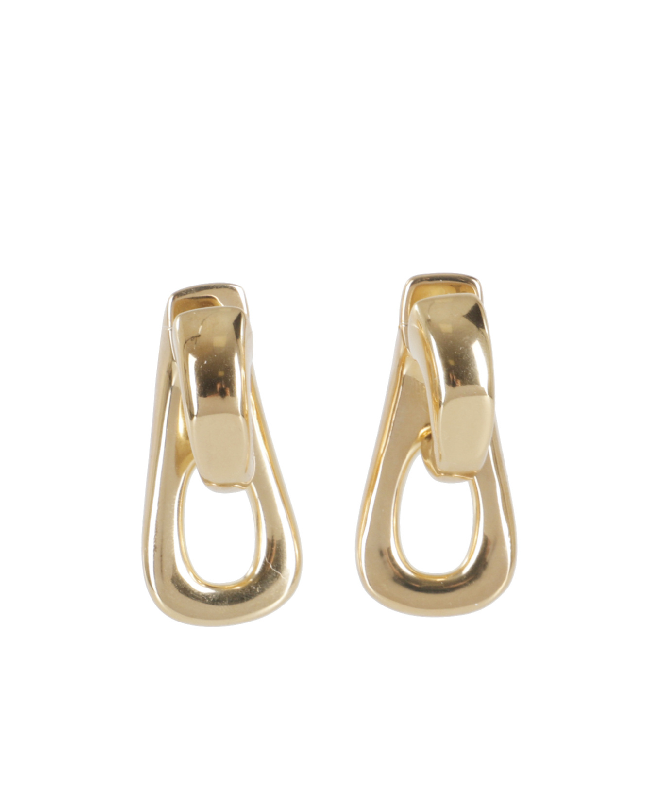 Rabanne Hoop Earrings In Gold