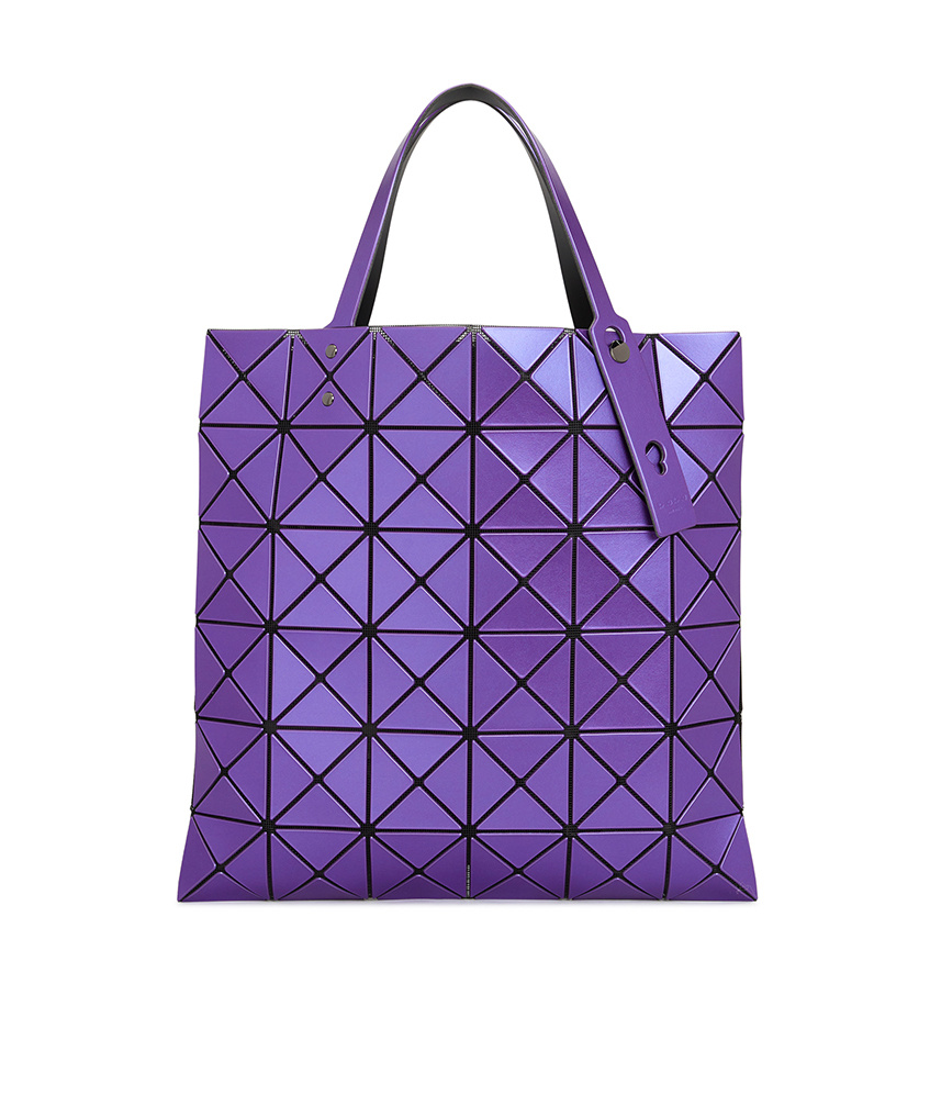 Bao Bao Issey Miyake Rectangular Handbag In Purple