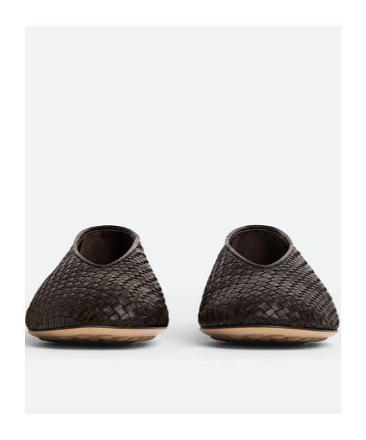 Bottega Veneta Micro Woven Nappa Leather Ballerina Flats