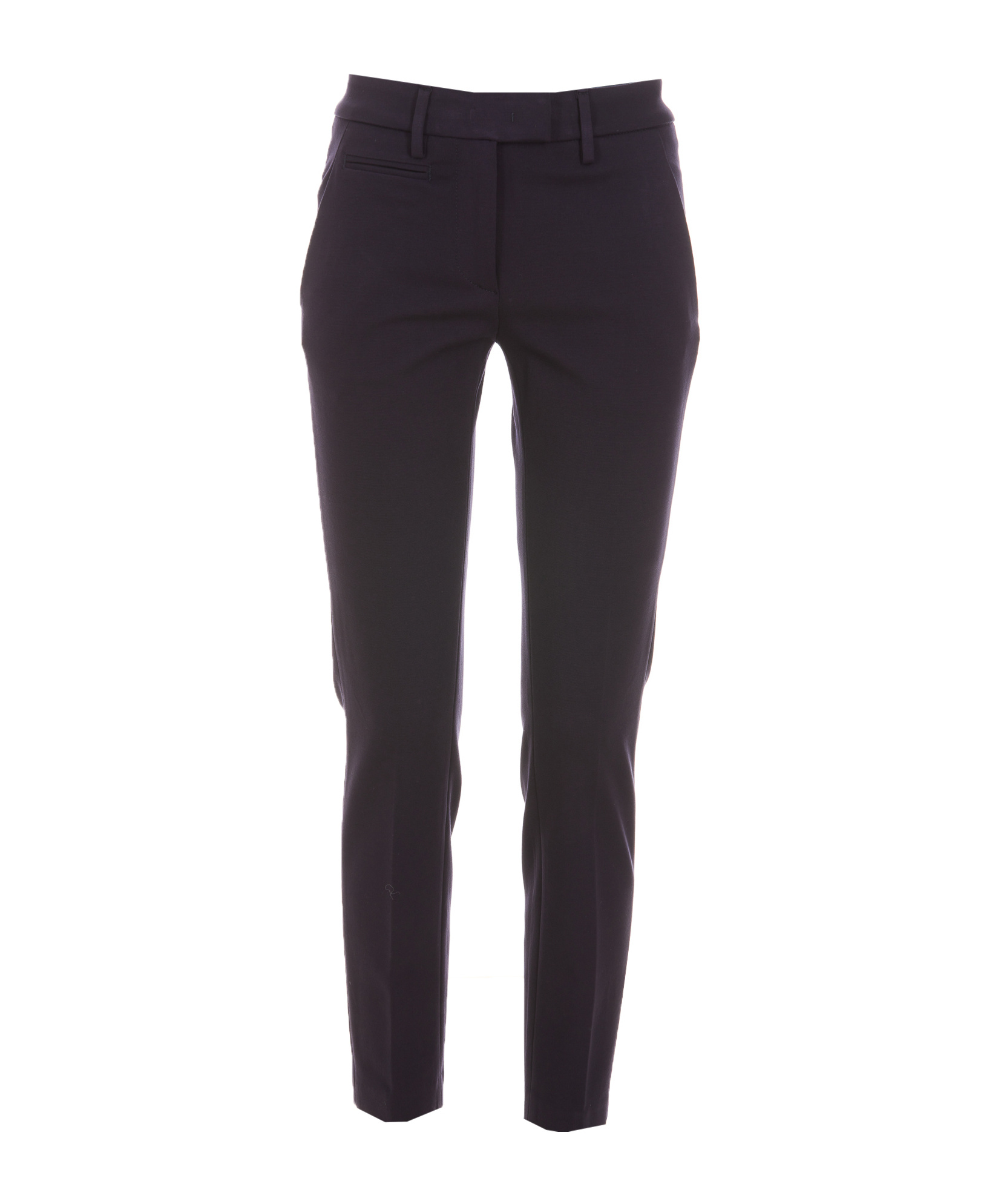 Dondup Slim-cut Cropped Trousers In Black