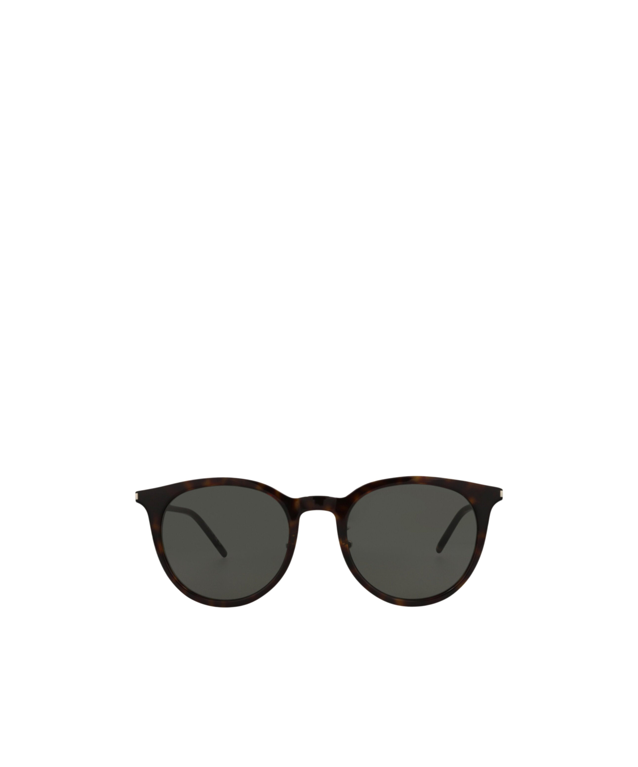 Saint Laurent Contrast-color Thick Frame Sunglasses In Green