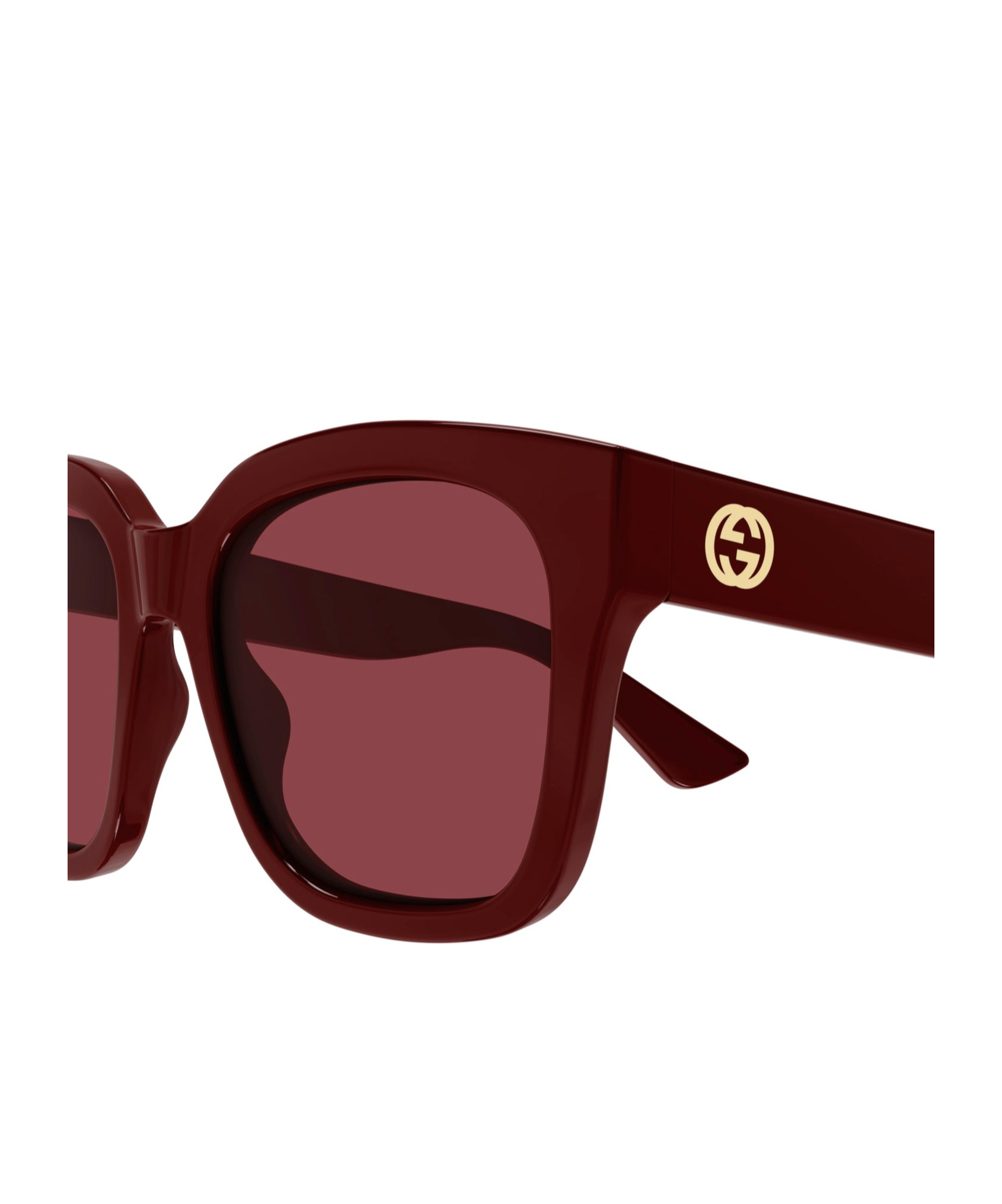 Gucci Sonnenbrille Mit Eckigem Gestell