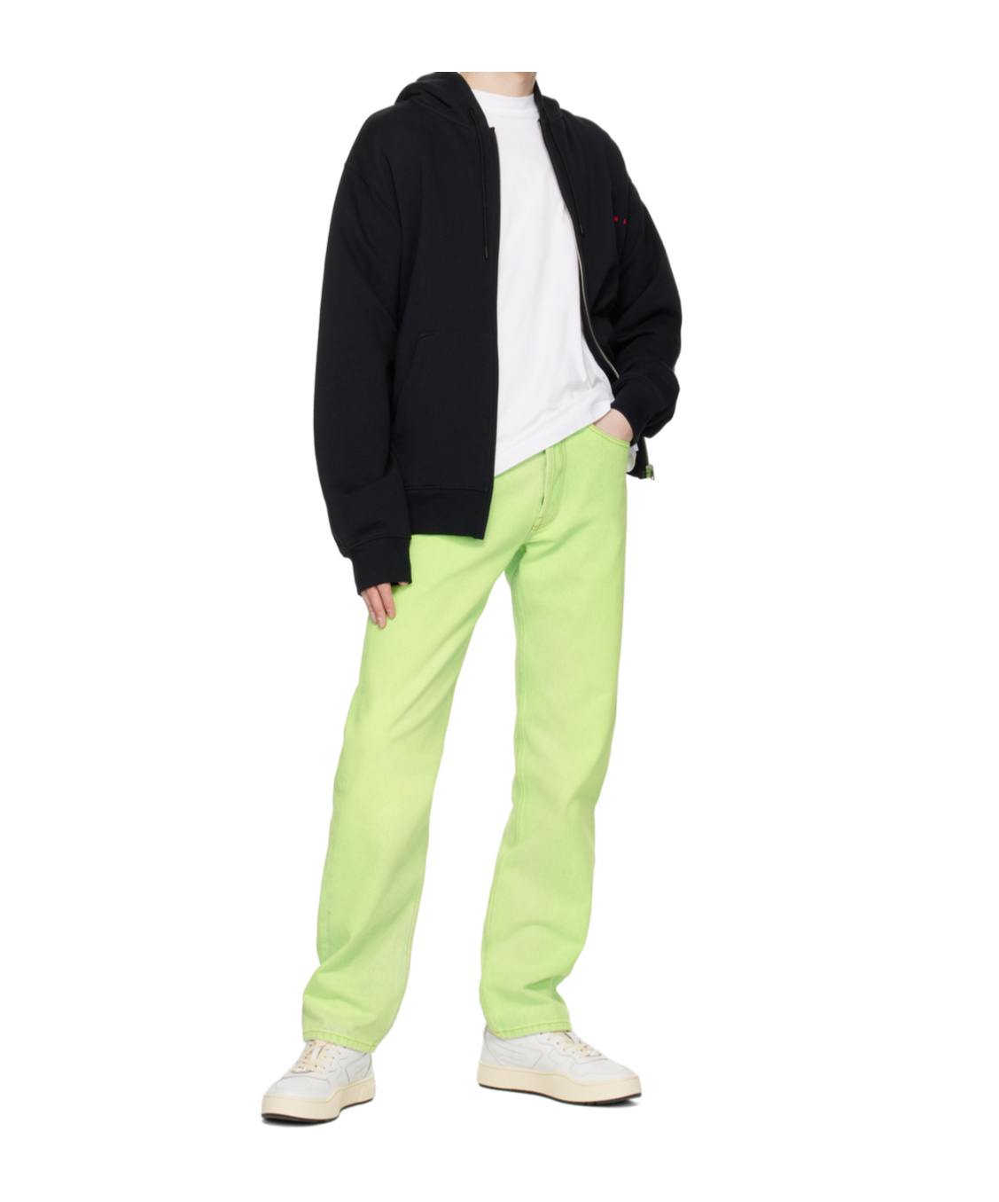 Darkpark Skinny-fit Non-stretch Denim Jeans In Green