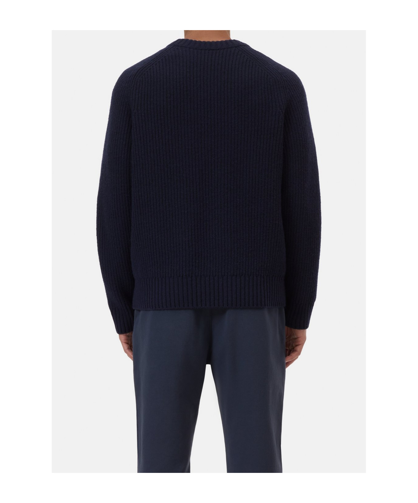 Closed Wool Sweater In Black