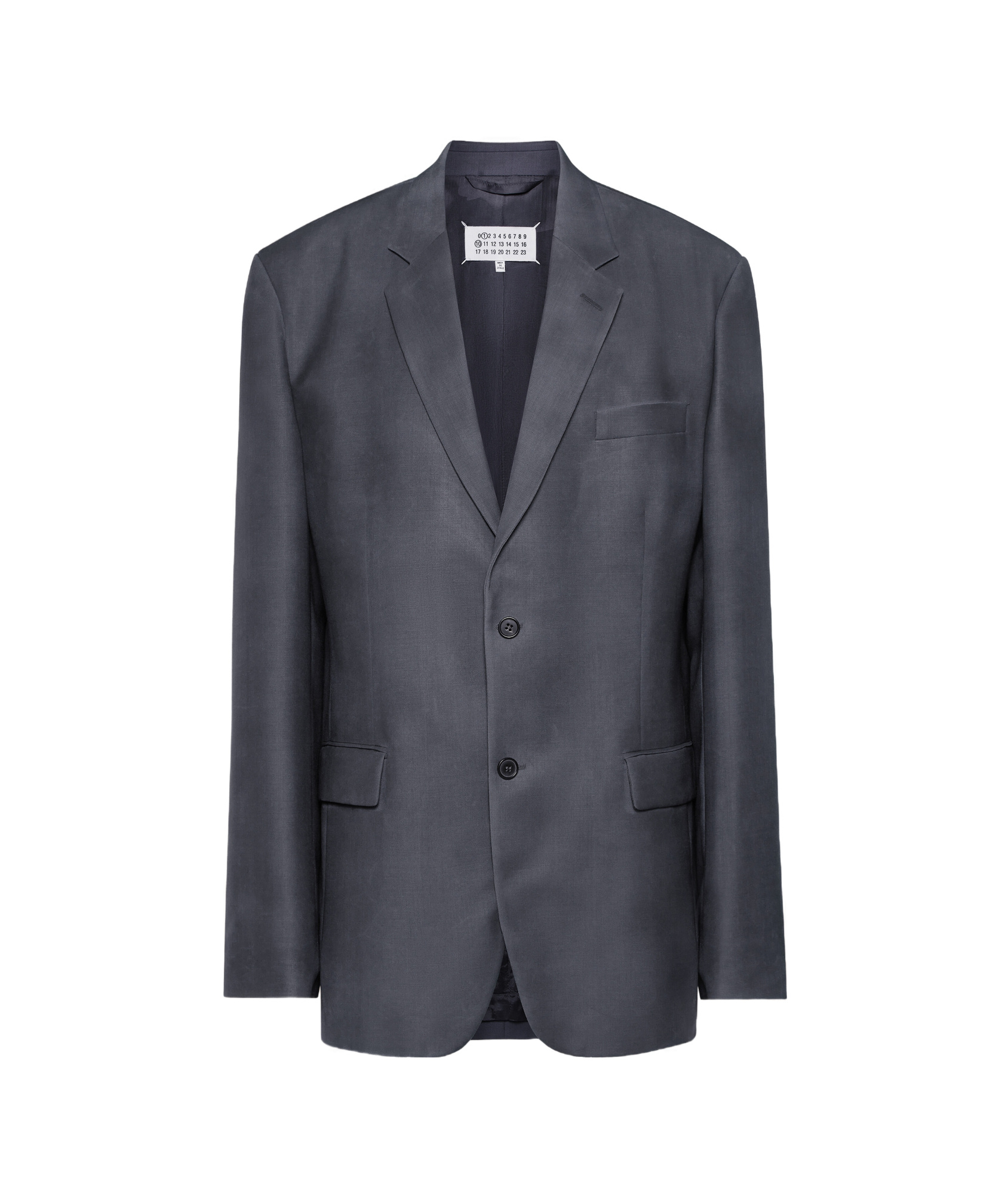 Maison Margiela Four-stitch Single-breasted Blazer In Black