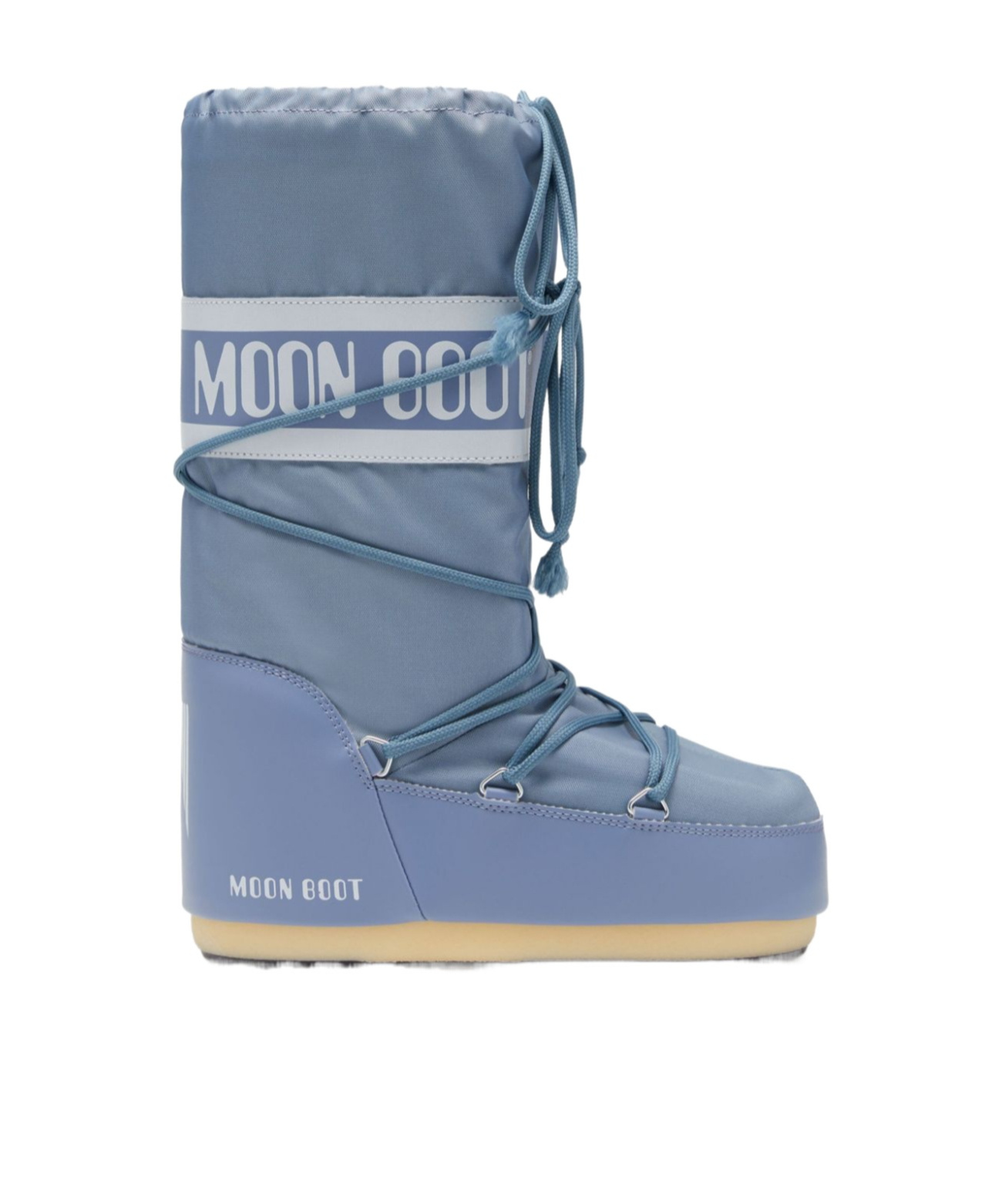 Moon Boot Icon Logo-print Boots In Blue