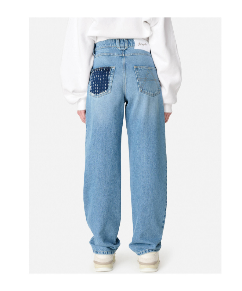 Axel Arigato Quilt Casual Jeans In Blue