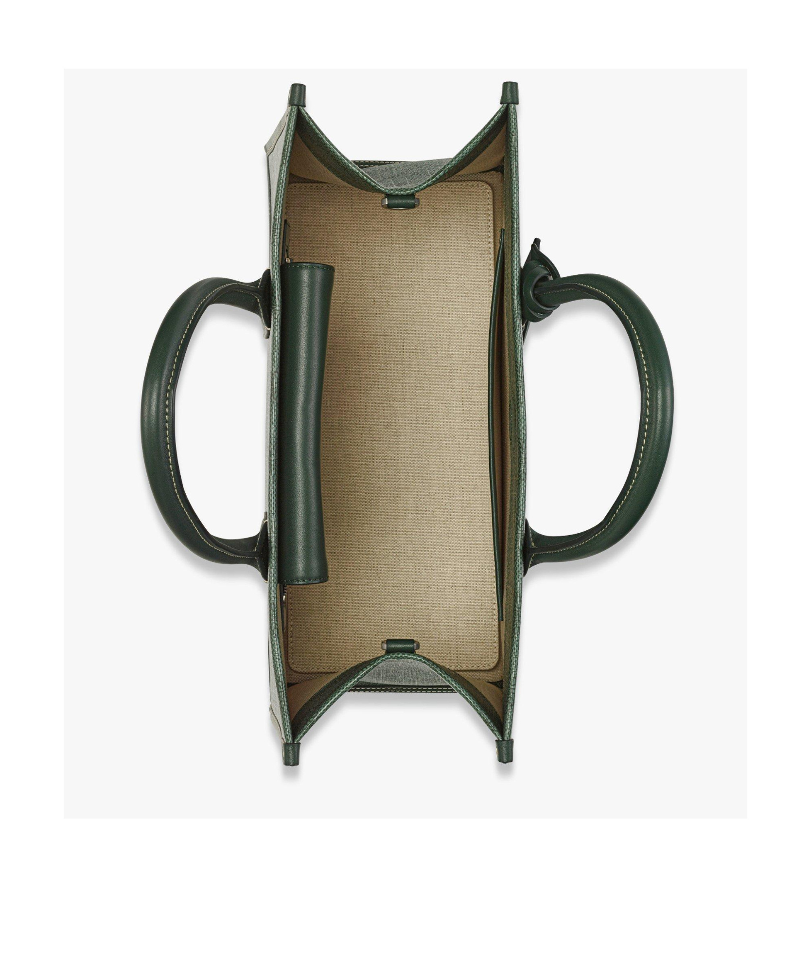 Mcm Himmel Loretos Medium Shoulder Bag In Green