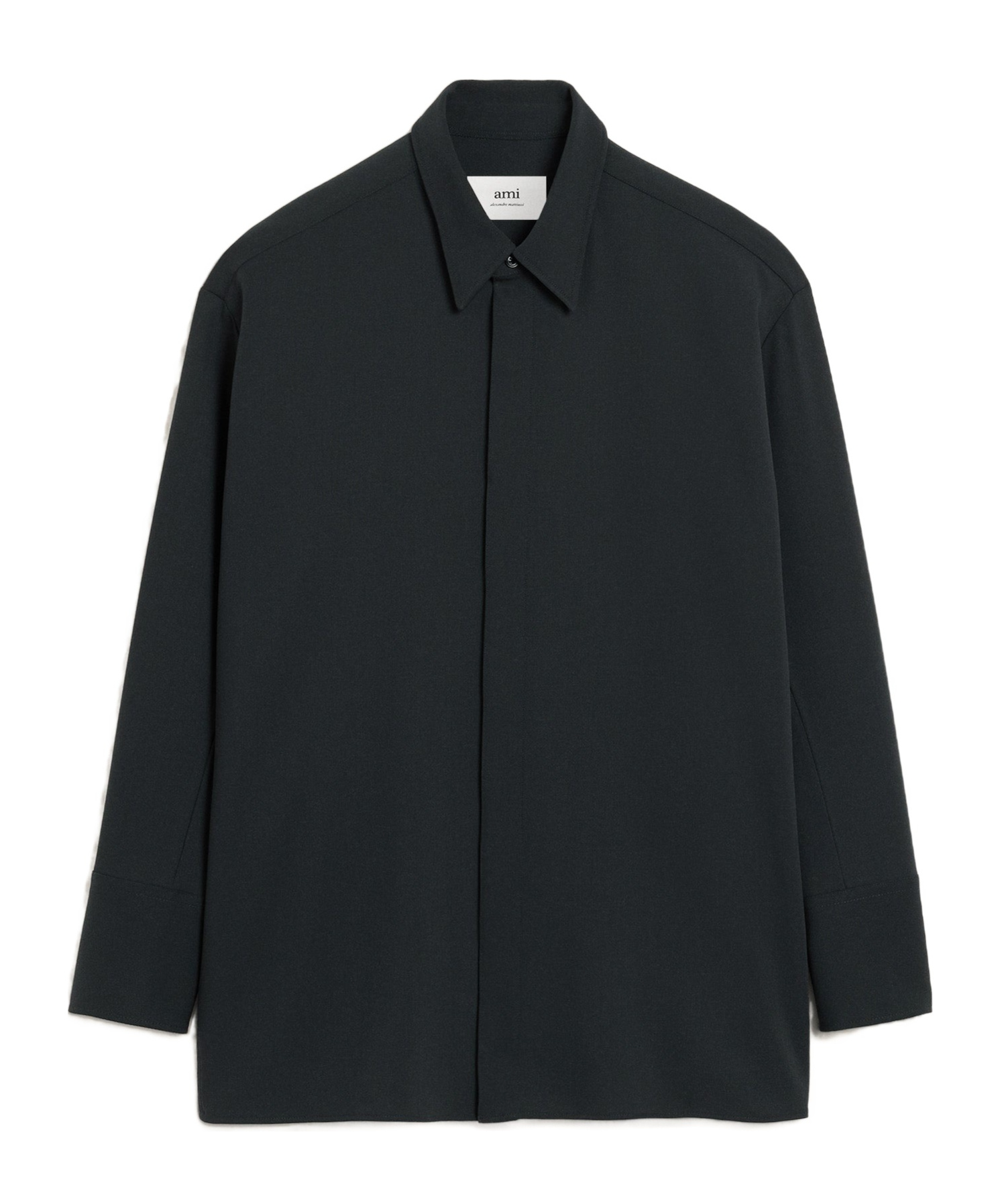 Ami Alexandre Mattiussi Ami Paris Women Wool Shirt In Blue