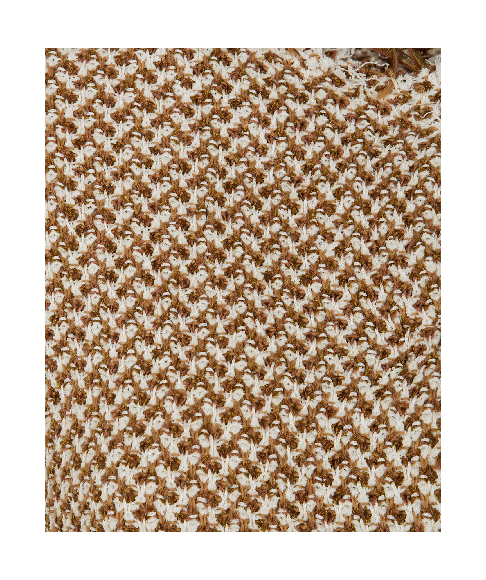 Baserange Round Neck Jacket In Camel