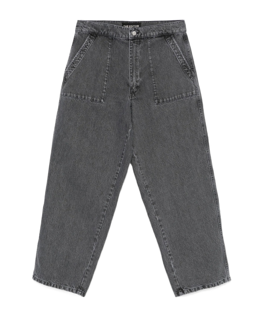 The Editor Washed-effect Jeans