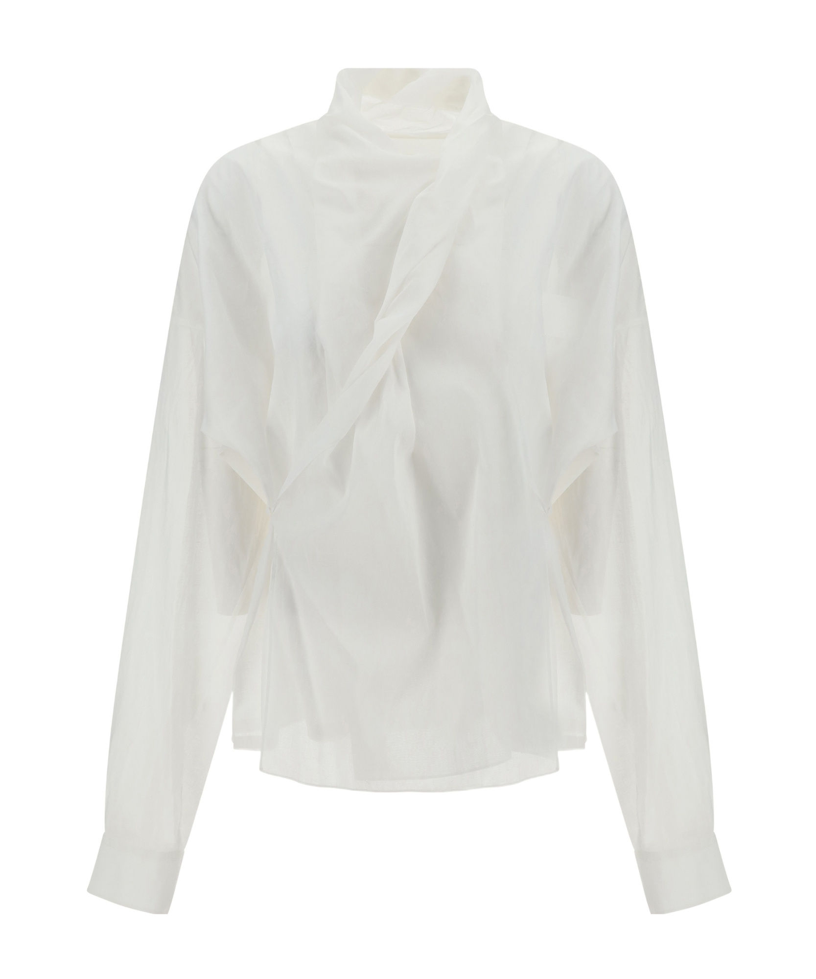 QUIRA LONG-SLEEVED WRAP SHIRT