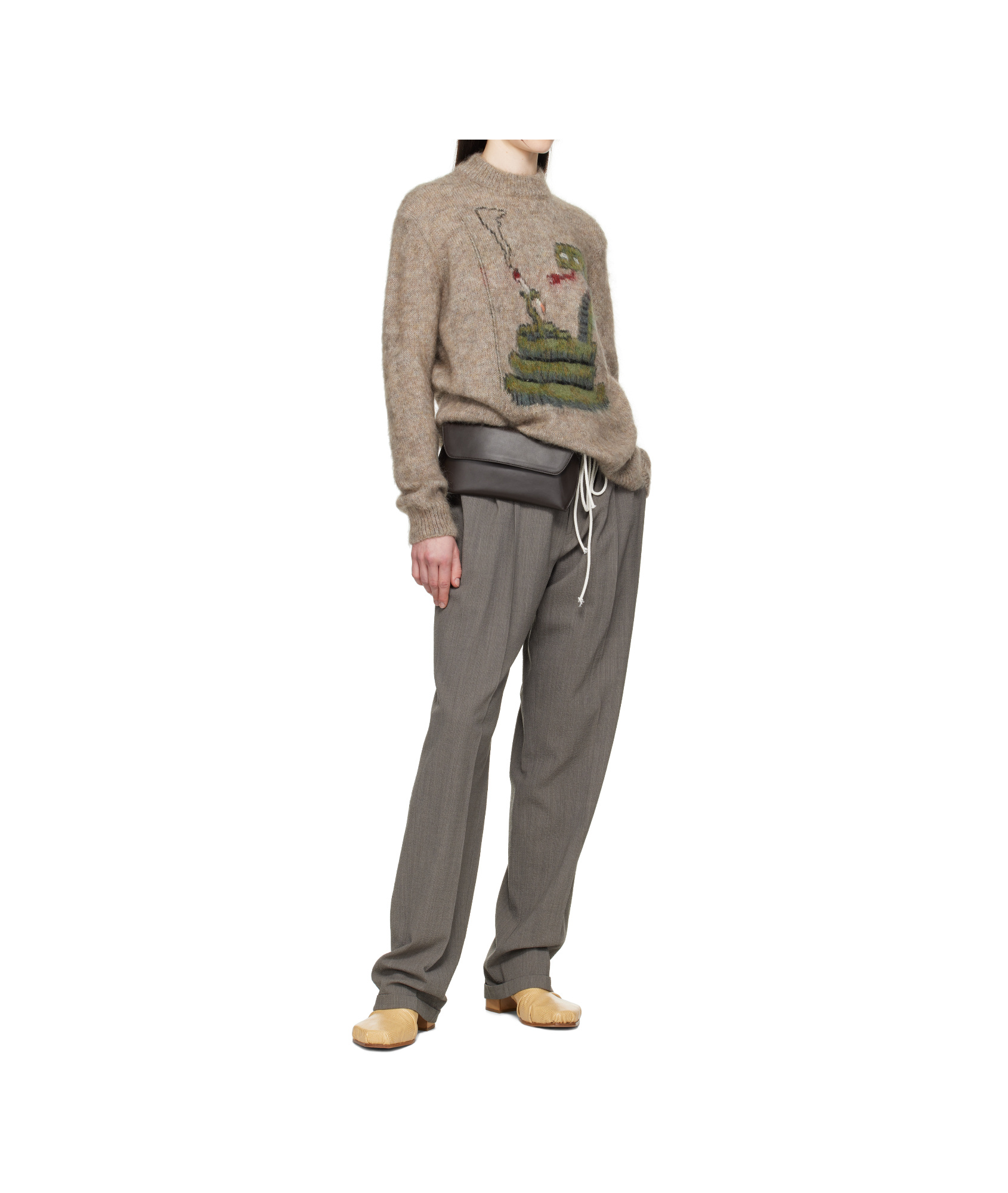 Magliano Brown Biscia Sweater In Brown