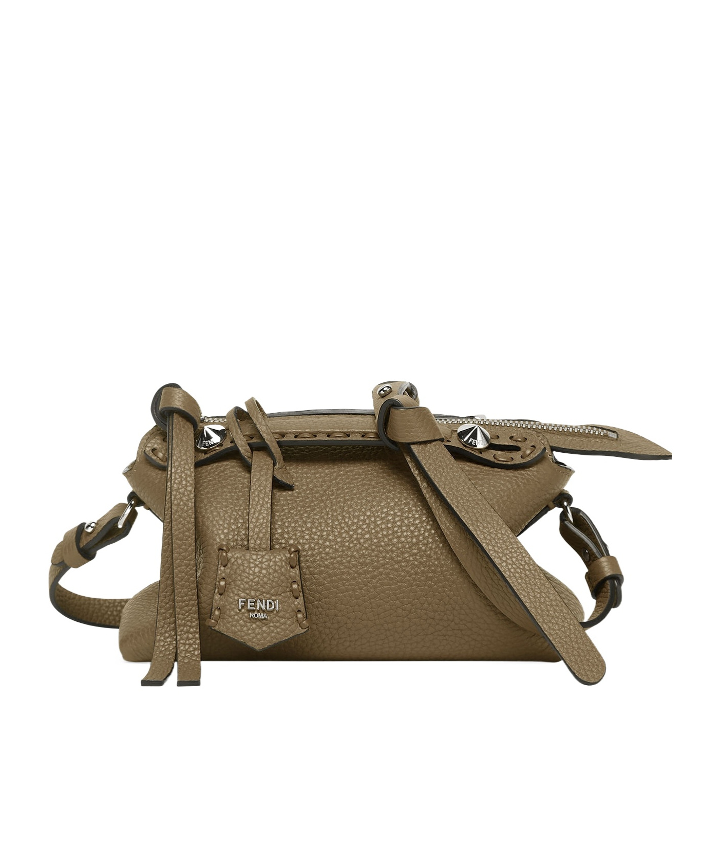Fendi By The Way Soft Large Selleria Macro In Brown