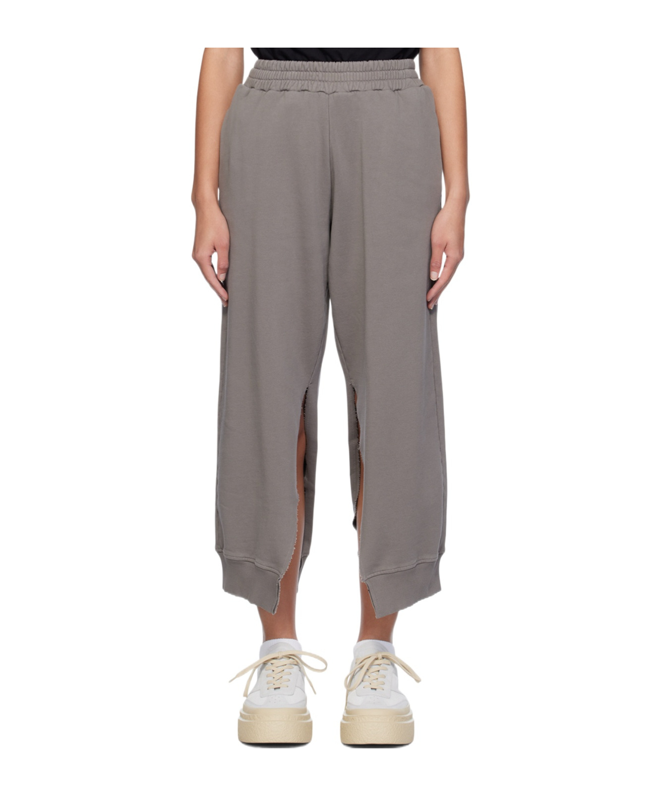 MM6 MAISON MARGIELA STRAIGHT-LEG COTTON TRACK PANTS