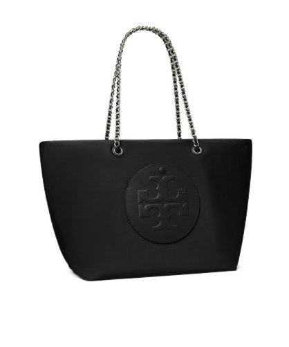 Tory Burch Large Ella Tote Bag In Black