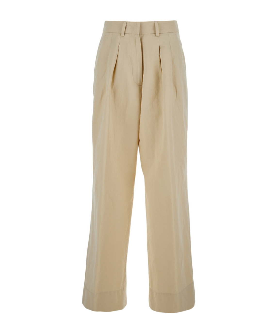 Pt Torino Belt Loops Slacks In Nude