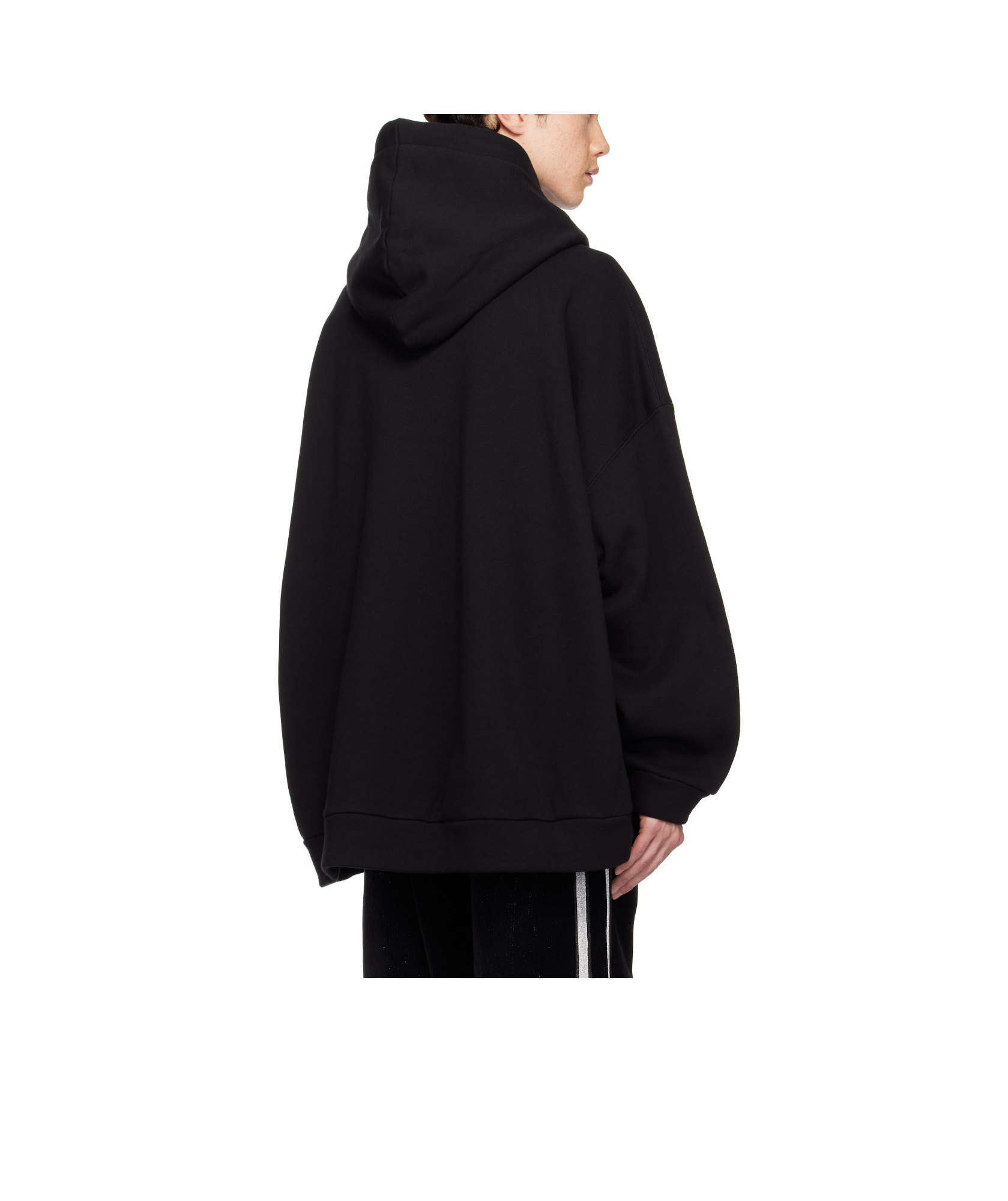 Wooyoungmi Long-sleeved Hooded Hoodie In Black
