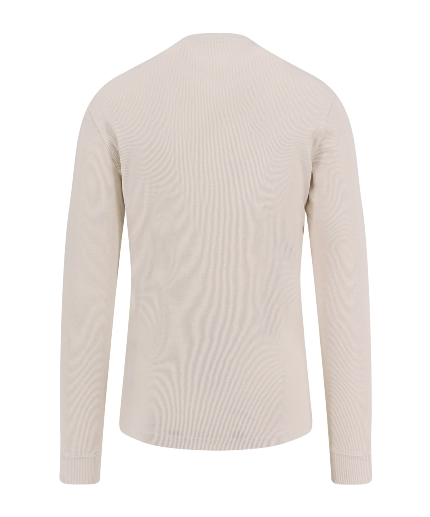 Tom Ford Slim-fit Ribbed Stretch Lyocell And Cotton-blend Henley T-shirt In White