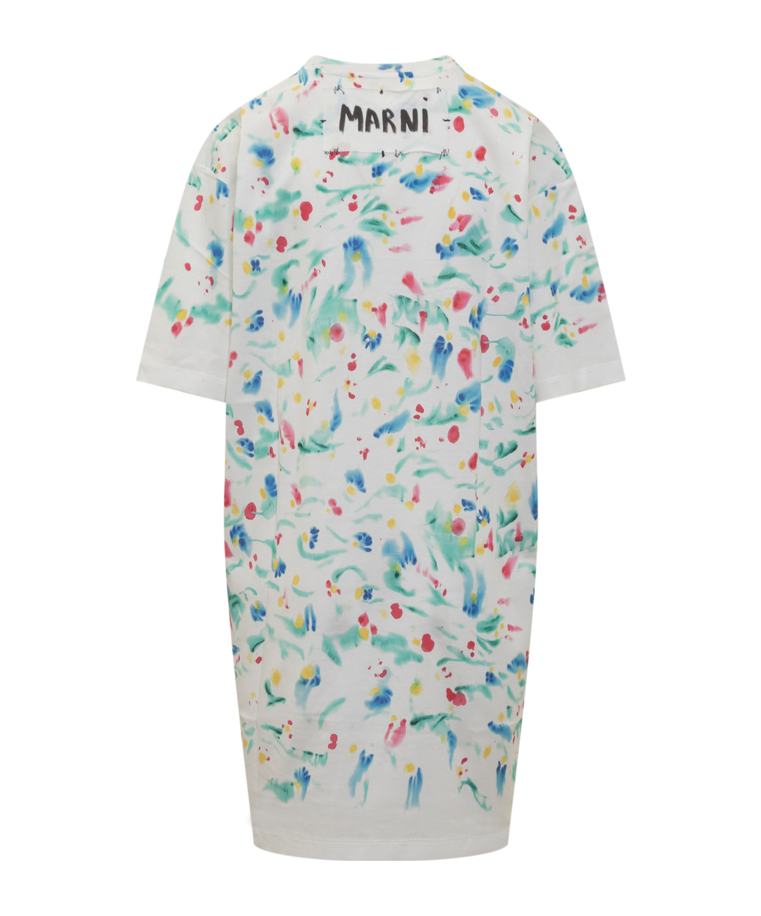 Marni Fiori Dress In Gray