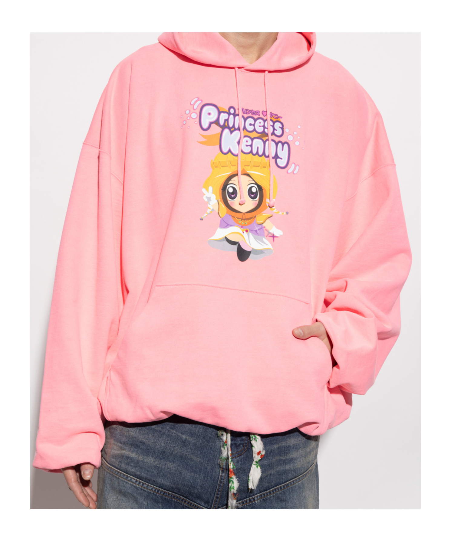 Shop Vetements Princess Kenny Hoodie In Pink