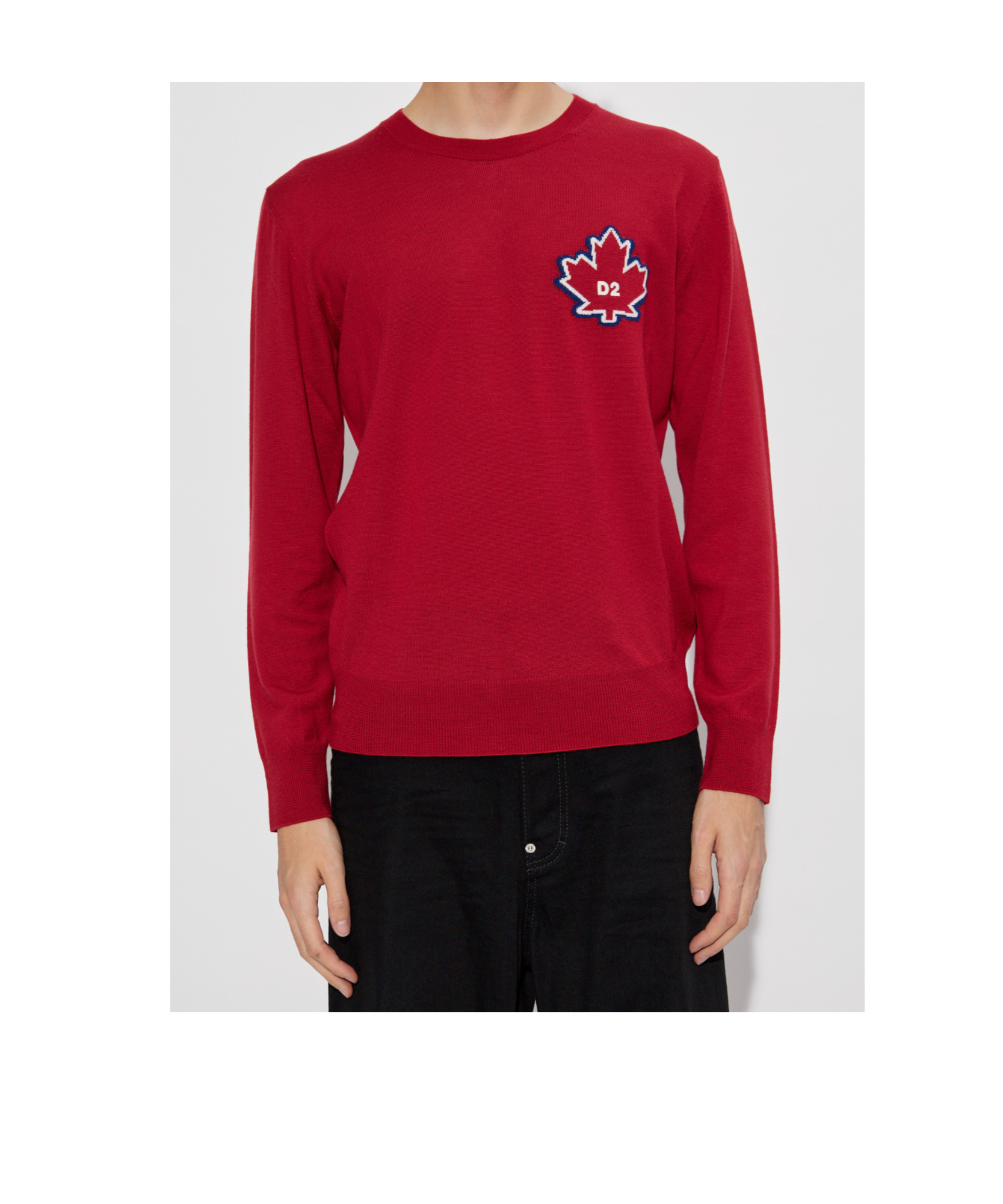 DSQUARED2 EMBROIDERED LOGO JUMPER