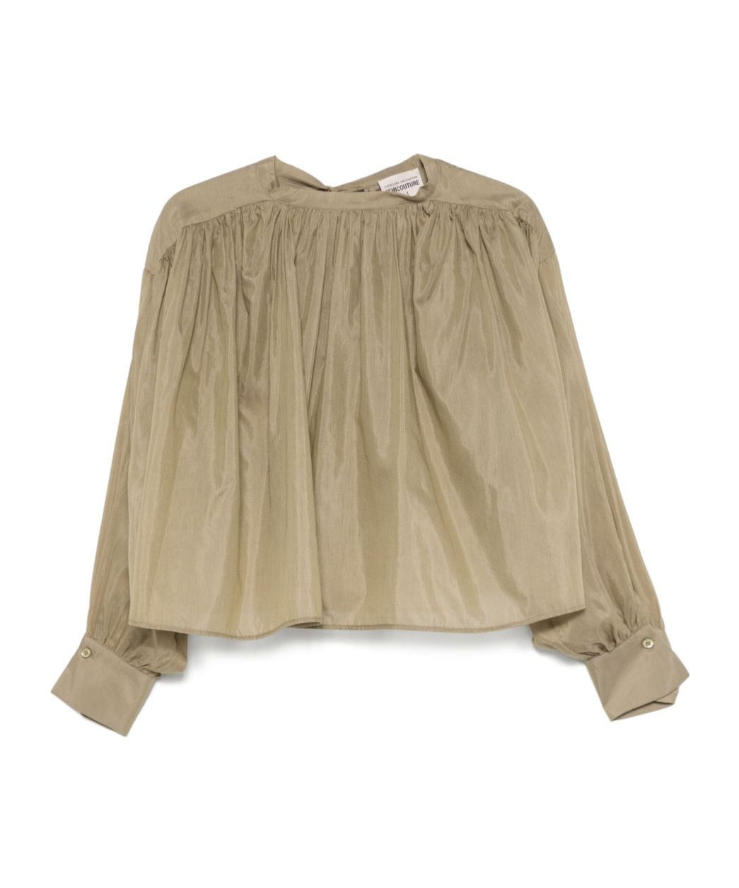 SEMICOUTURE SATURNINA COTTON SILK BLOUSE