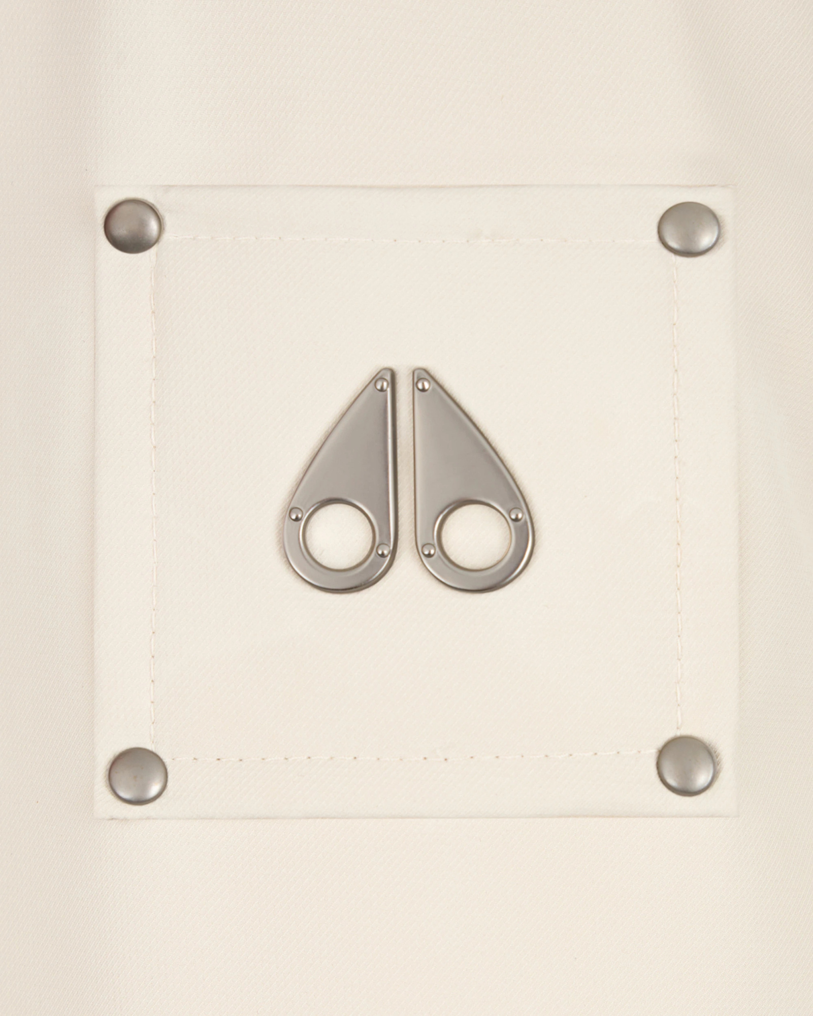 Moose Knuckles Cloud Shearling Parka In White
