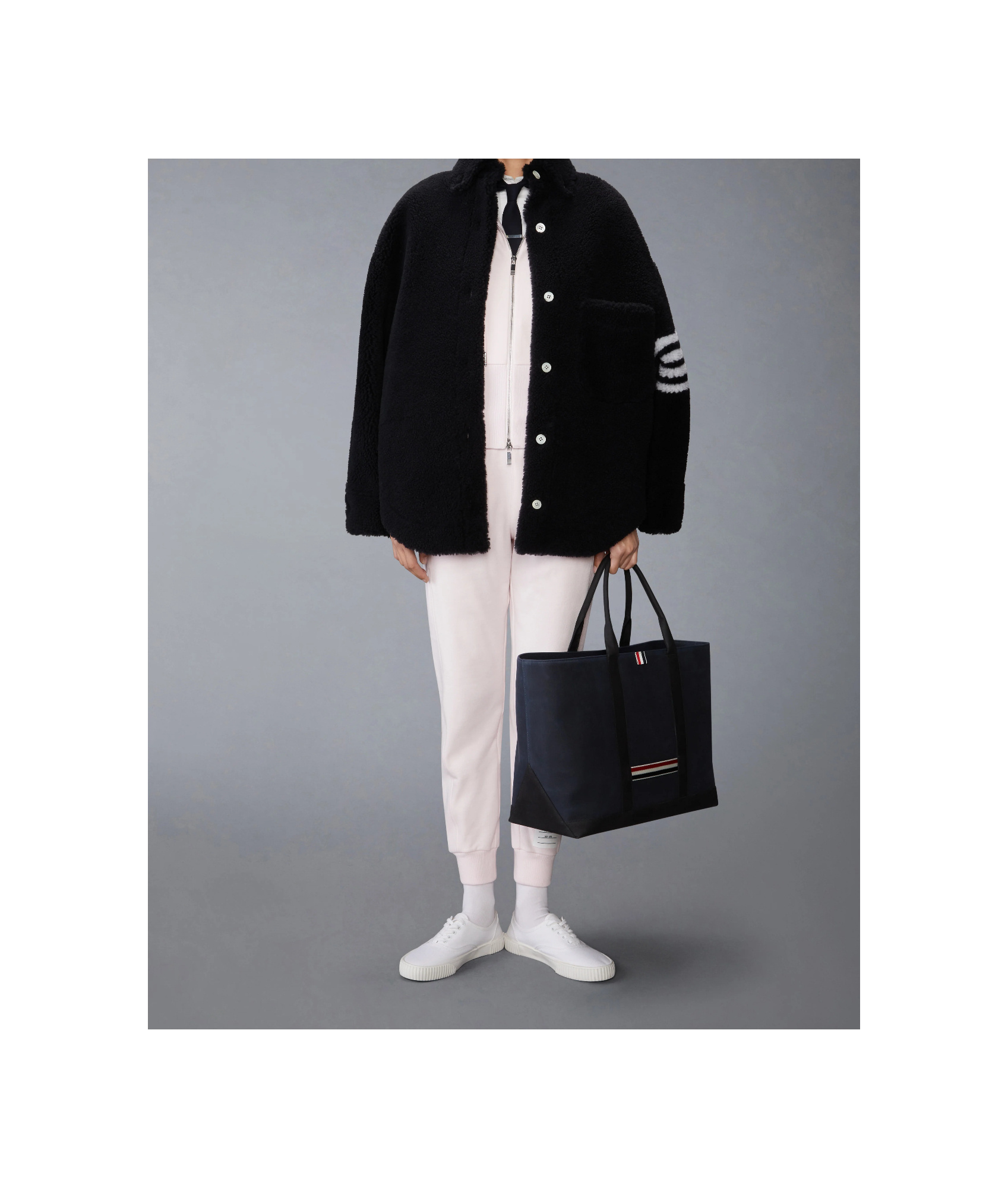 Thom Browne 4-bar Jersey Track Pants In White