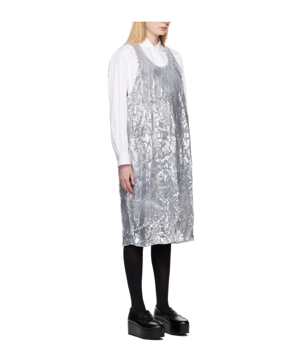 COMME DES GARÇONS SEQUINED SIMPLE DRESS 