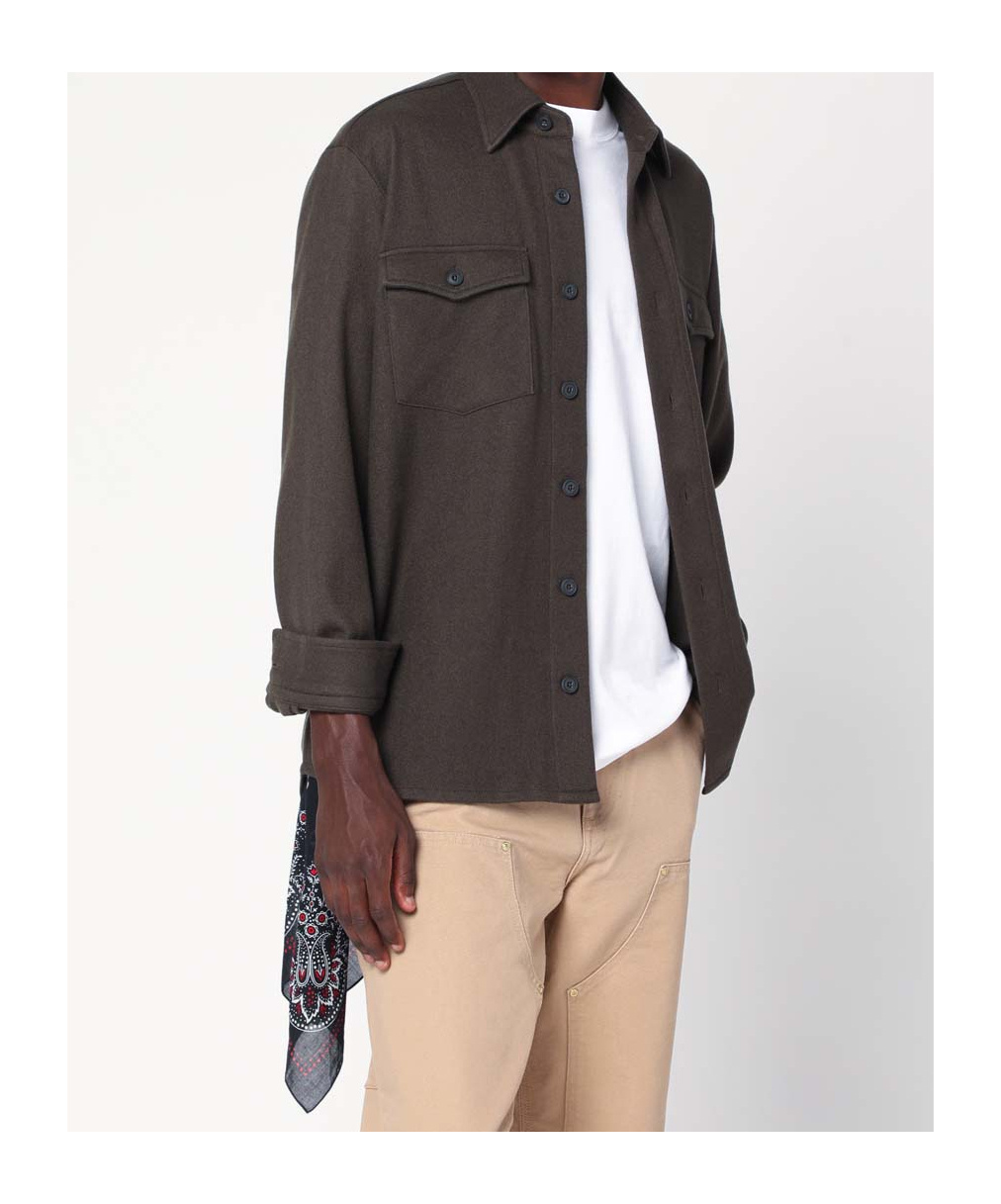 Destin Surl Long Sleeve Shirt In Brown