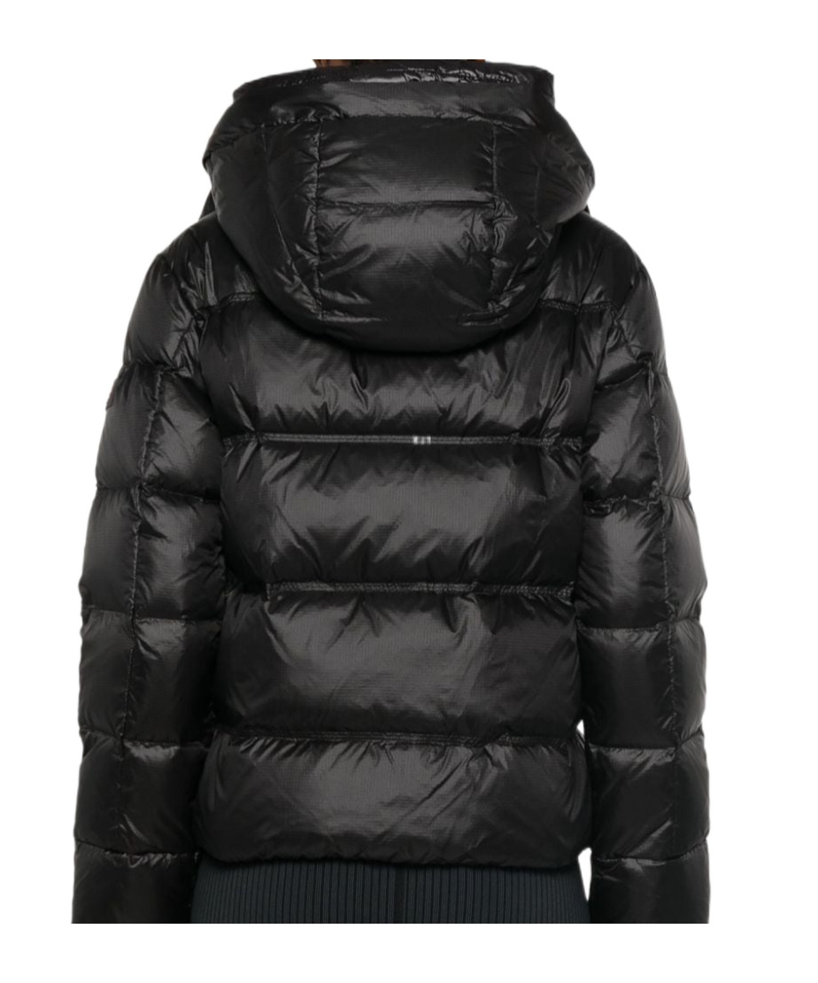 Peuterey Long-sleeved Down Jacket In Black