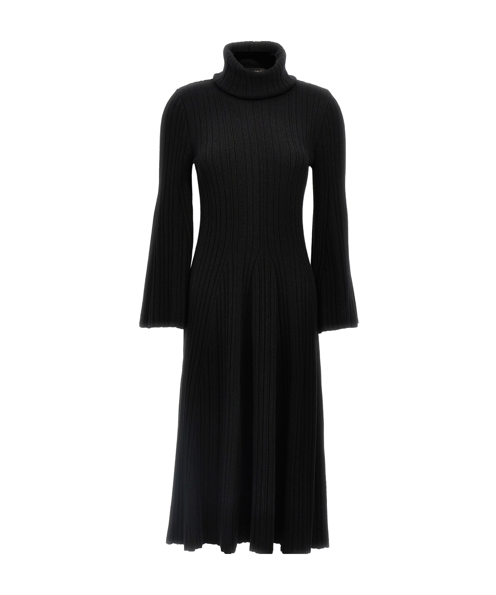 Antonino Valenti Long-sleeved Dress In Black