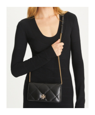 Shop Tory Burch Kira Mini Bag In Black