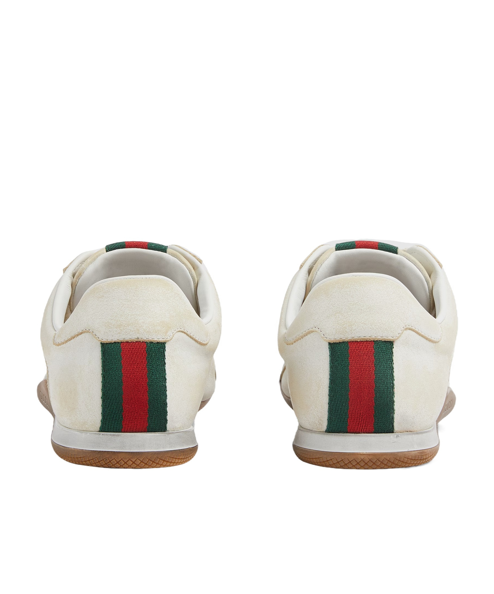 Gucci Elan Washed Leather Low-top Sneakers In Multi