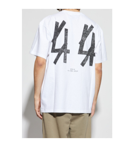 44 Label Group Graphic-print Short-sleeve T-shirt In White