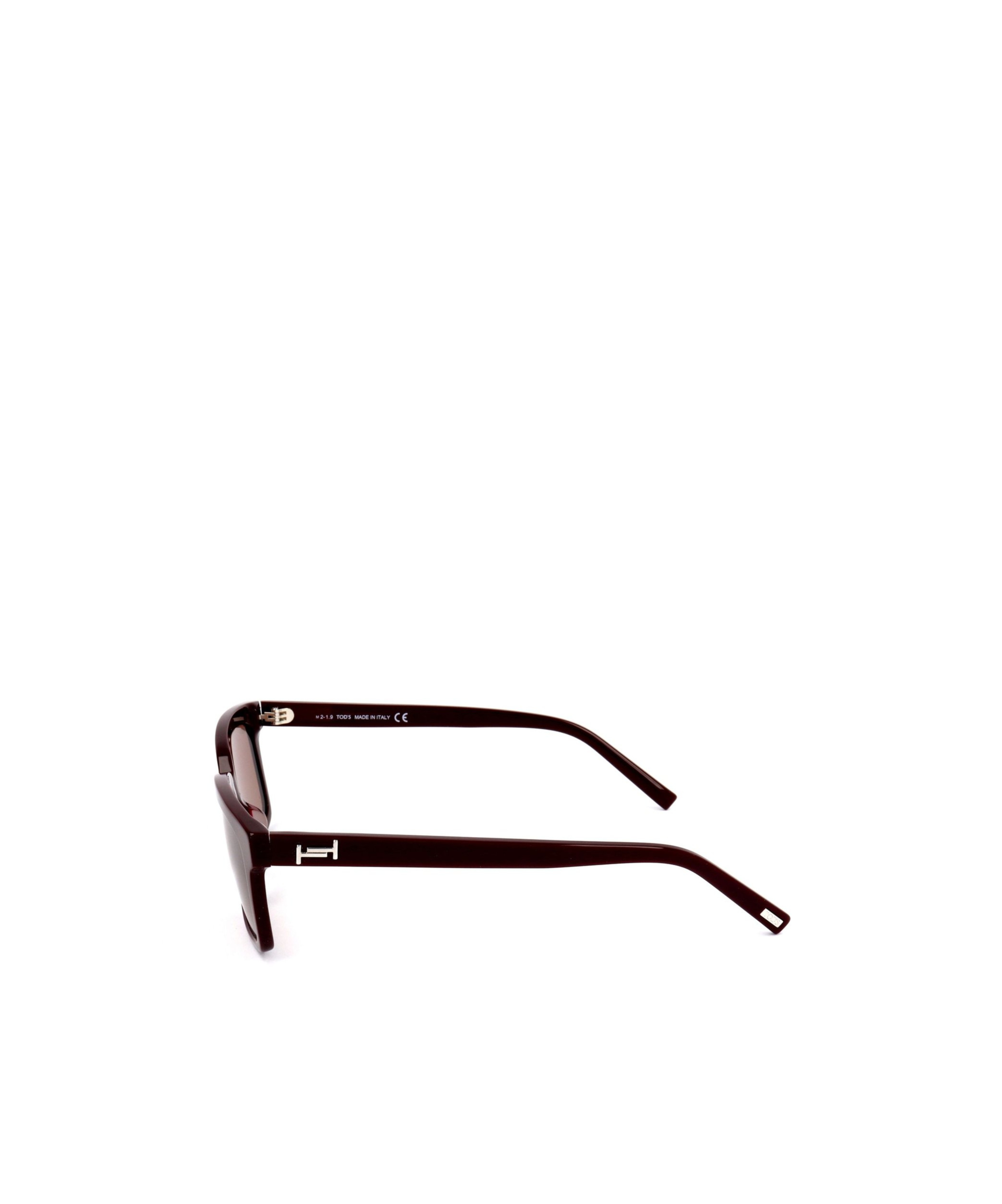 Shop Tod's Full Frame Sunglasses In Brown