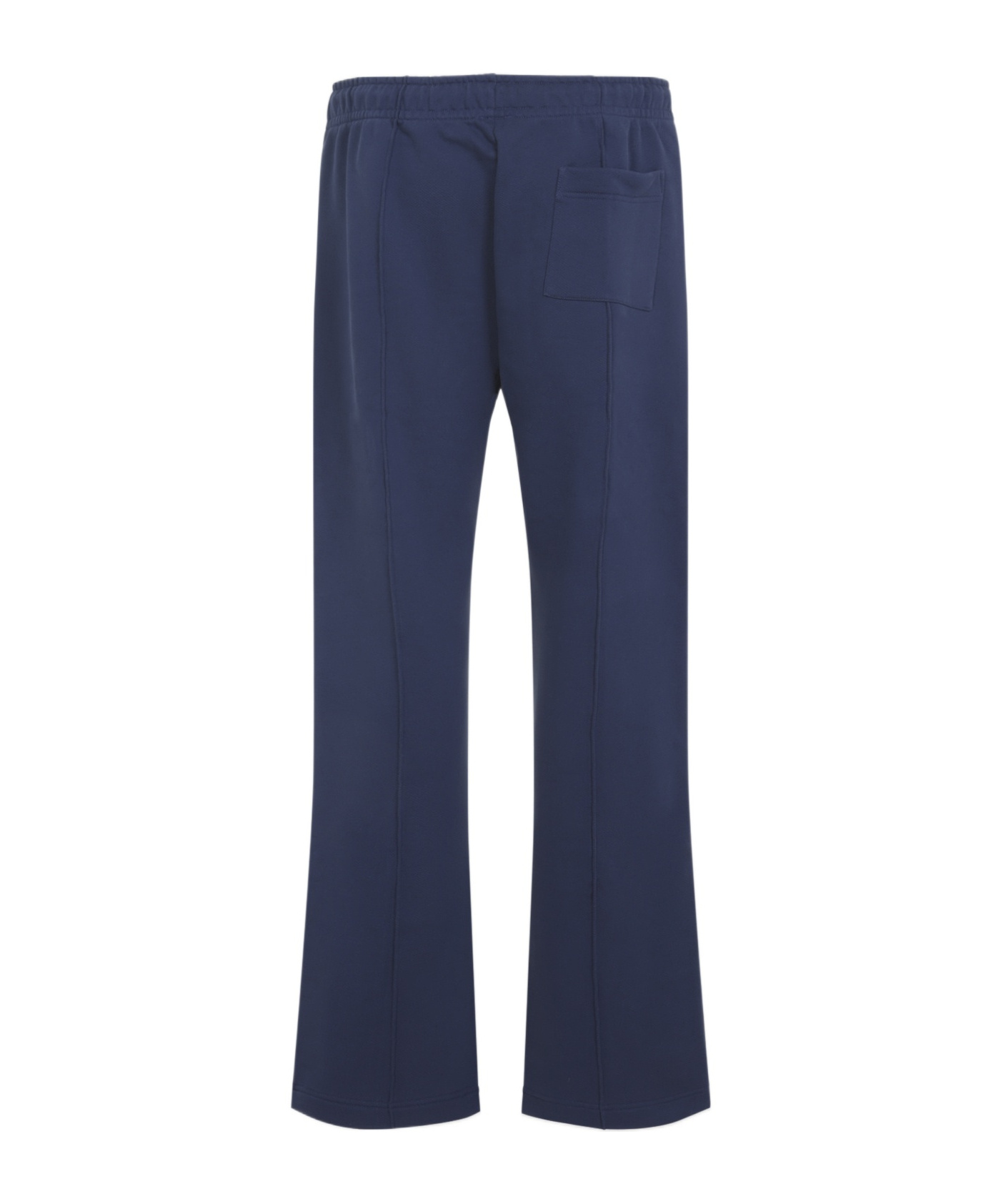 Casablanca Patch Open-hem Track Pants In Blue