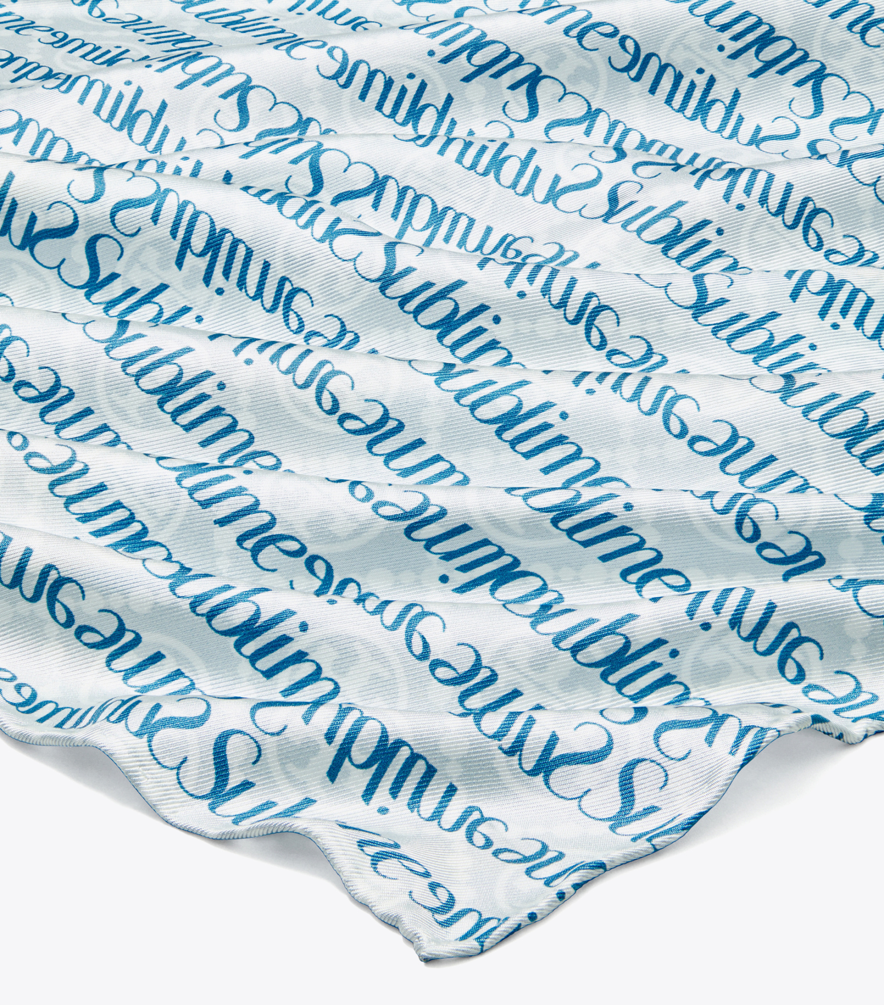 Tory Burch T Monogram Silk Scarf In White