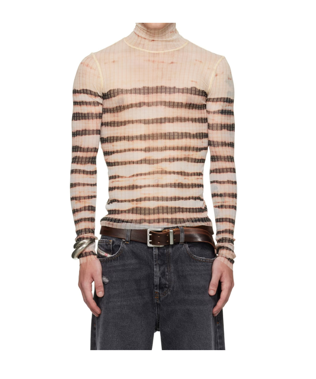 Jean Paul Gaultier Knwls Edition Turtleneck In Multi