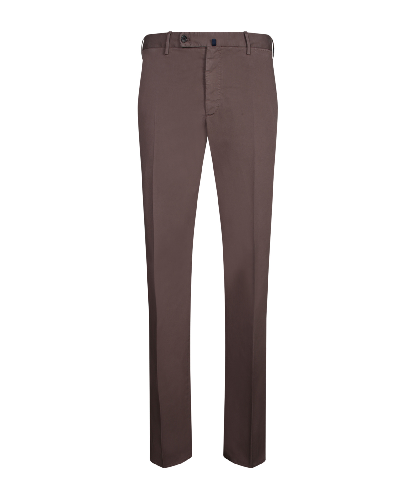 Incotex Tailored Brown Trousers With Comfortable Cotton-elastane Blend In Brown