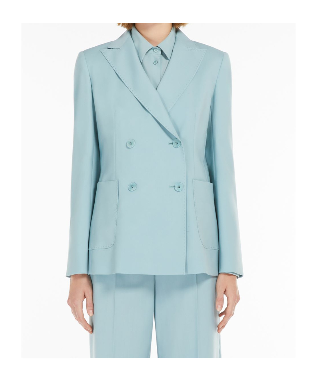 Weekend Max Mara Women's Nervoso Jacket Green | Size 46 | 2515041031600006 In Blue