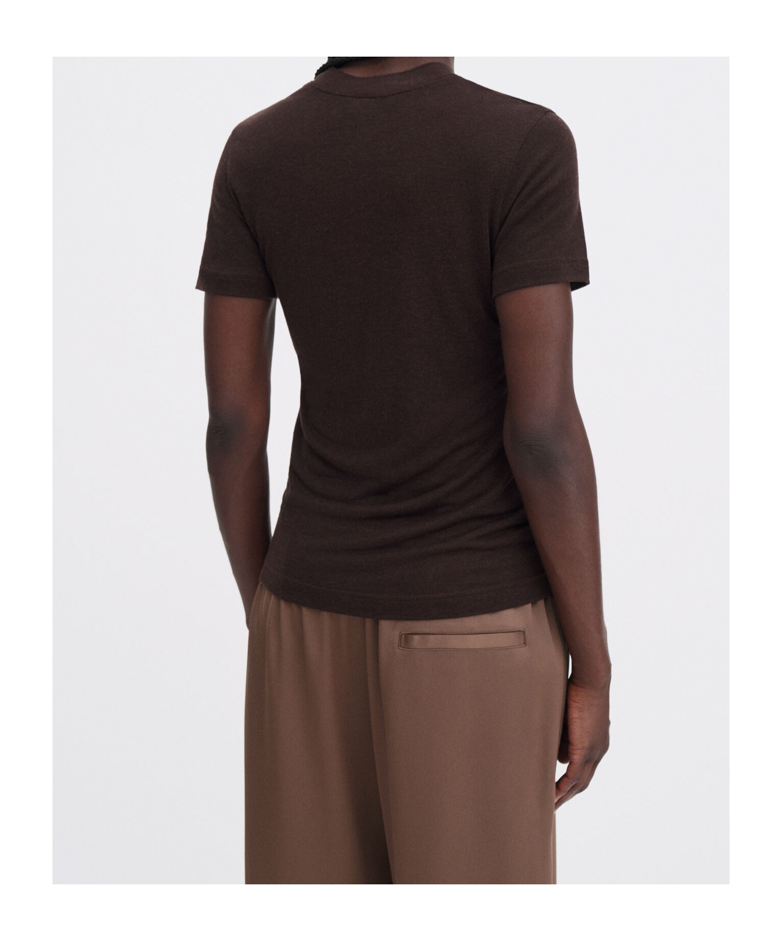 Filippa K T Shirt In Brown